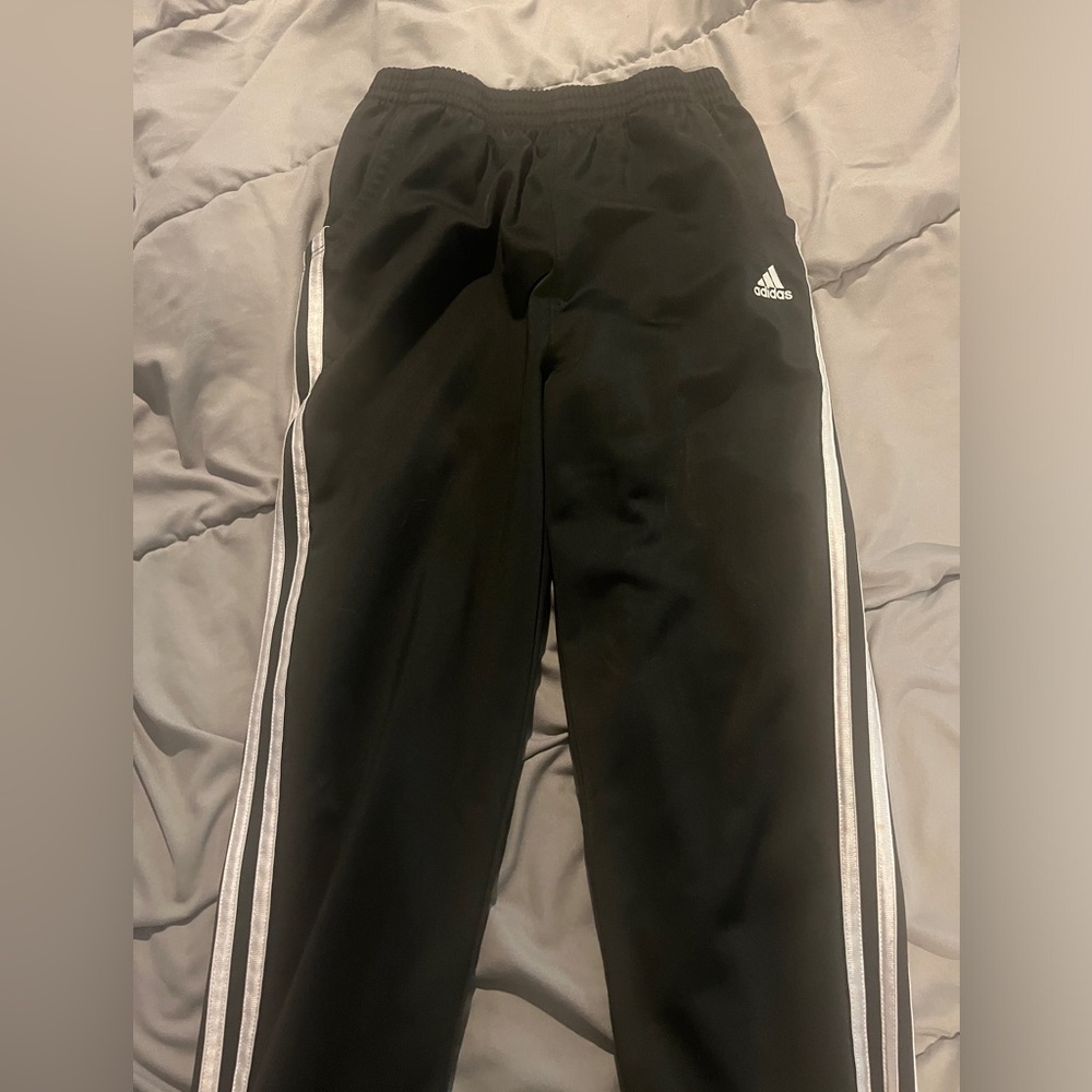 Girls black adidas pants